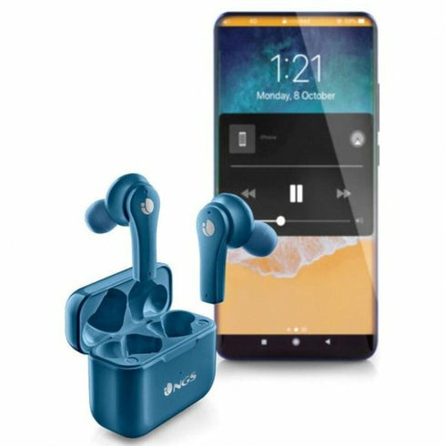 Auriculares in Ear Bluetooth NGS Artica Bloom Azul